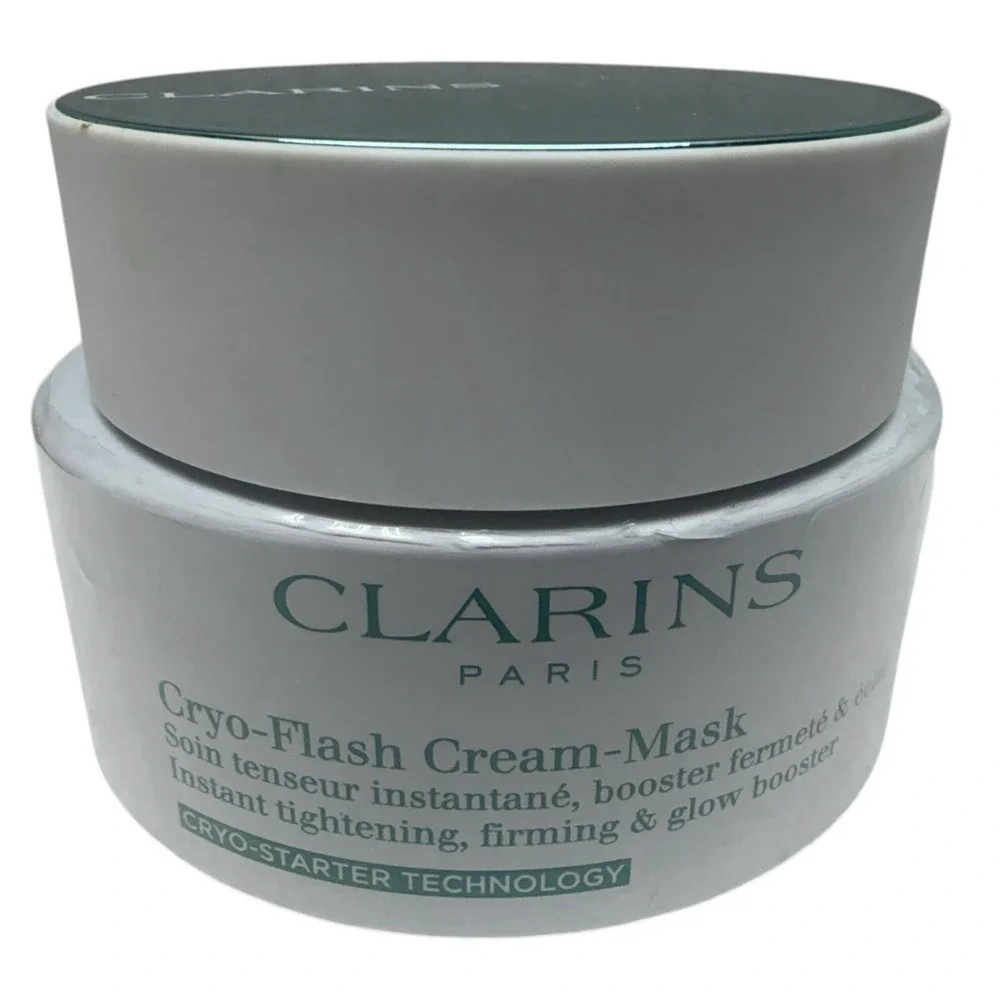CLARINS-PARIS-CRYO-FLASH CREAM MASK- 75ML- 2.5OZ -GLOW BOOSTER BNIB-Fresh Batch!